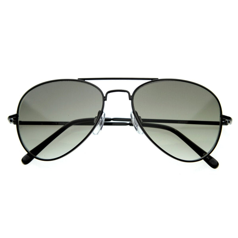 zeroUV Medium Classic Retro Metal Frame Aviator Sunglasses 53mm 1372 Sunglasses