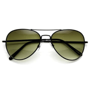 zeroUV Medium Classic Retro Metal Frame Aviator Sunglasses 53mm 1372 Sunglasses
