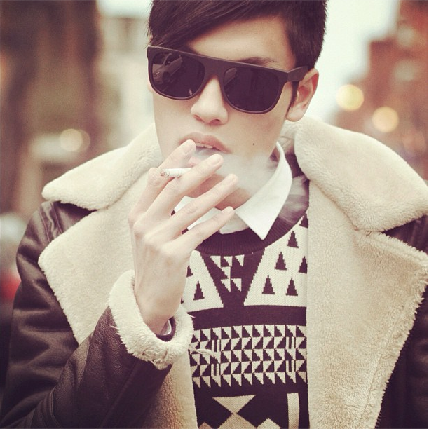 zeroUV Hipster Super Flat Top Retro Horned Rim Sunglasses 8066 Sunglasses