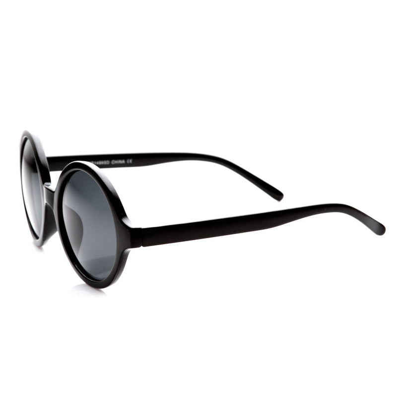zeroUV Retro Sleek Large Round Fashion Sunglasses 8704 Sunglasses