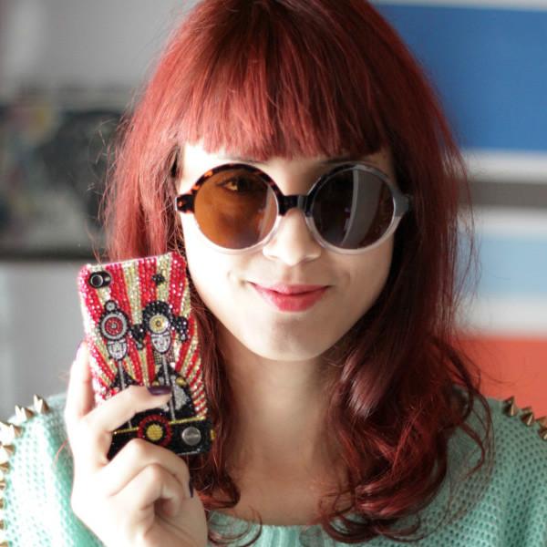 zeroUV Retro Sleek Large Round Fashion Sunglasses 8704 Sunglasses