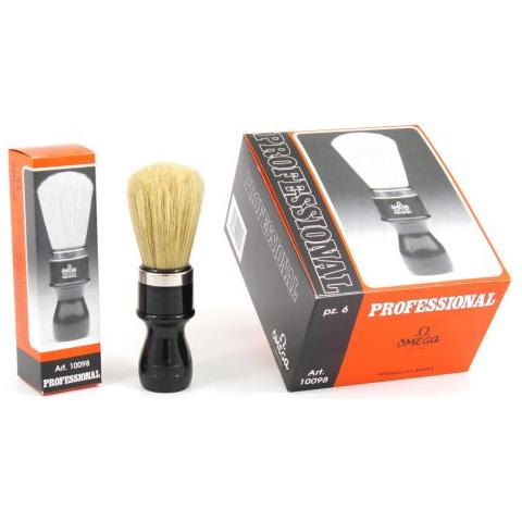 Omega Shaving Brush 10098 Professional Boar Bristle 16 Oz