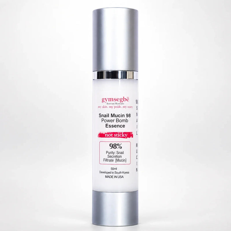 gymsegbë Snail Mucin 98 Power Bomb Essence Anti-Aging Facial White Smoke 1 Bottle