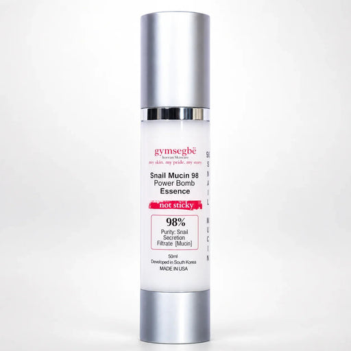 gymsegbë Snail Mucin 98 Power Bomb Essence Anti-Aging Facial White Smoke 1 Bottle