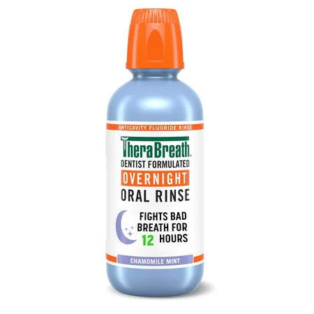 TheraBreath TheraBreath Overnight Mouthwash Chamomile Mint Flavor Alcohol Free 16 fl oz Oral Care