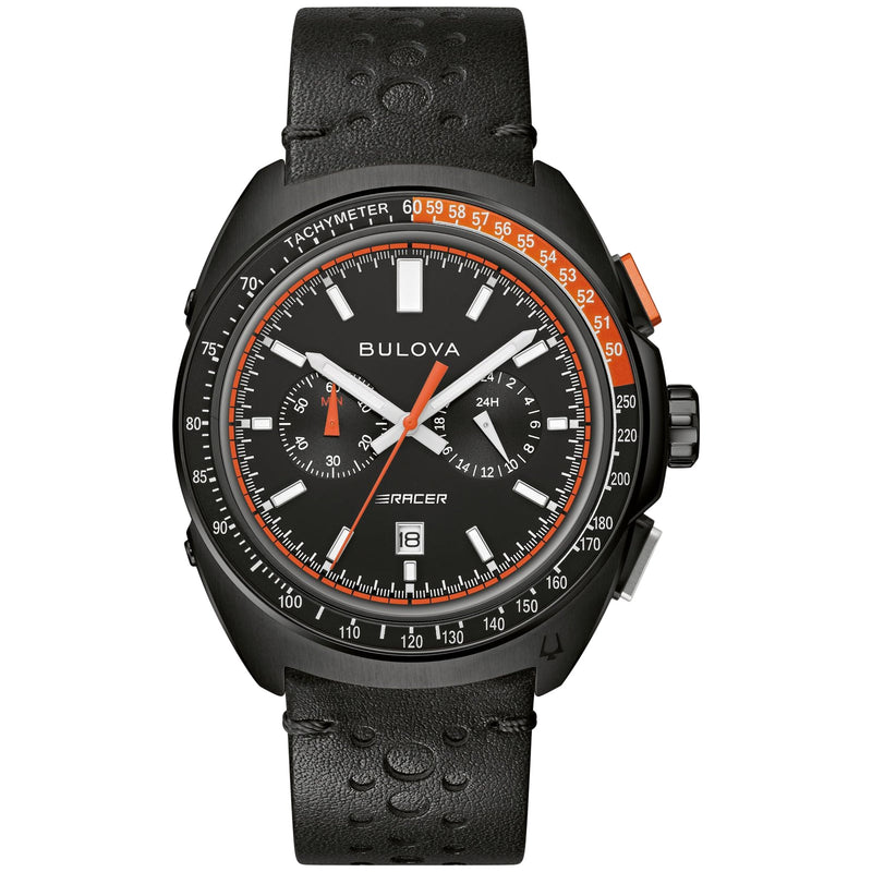 Bids.com Bulova Men's Racer Chronograph Watches White Smoke Default Title