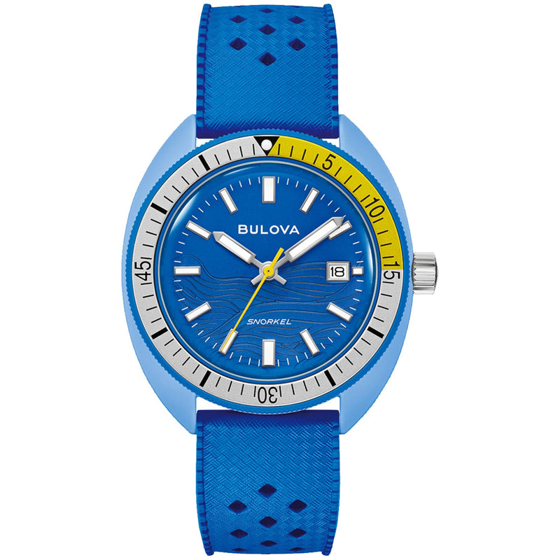 Bids.com Bulova Men's Snorkel Blue Tang Fish Watches