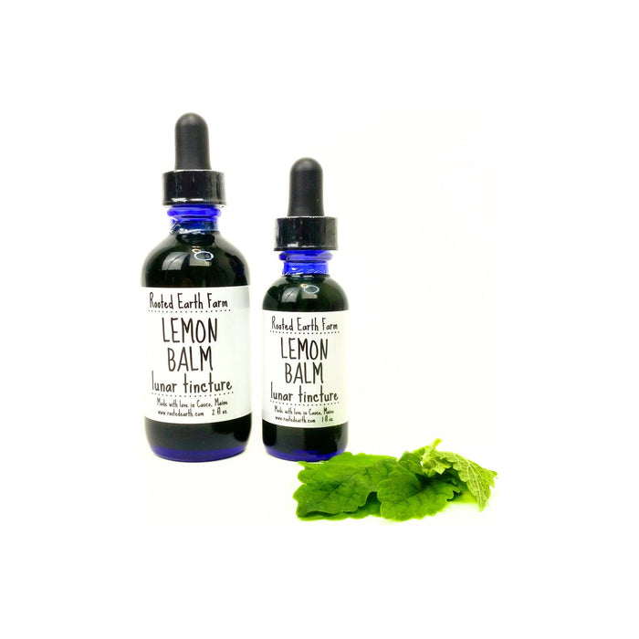 Rooted Earth Farm + Apothecary - Lemon Balm Tincture 1oz - 2oz. 