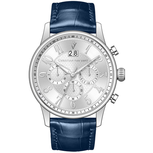 Bids.com Christian Van Sant Men's Heritage Watches White Smoke