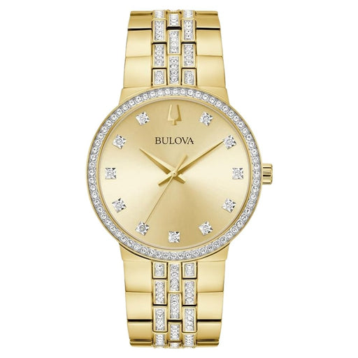 Bids.com Bulova Men's Crystal Watches White Smoke Default Title