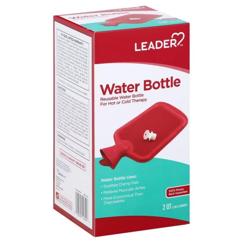 Leader Leader Reusable Water Bottle Economy With Stopper Water Bottles White Smoke
