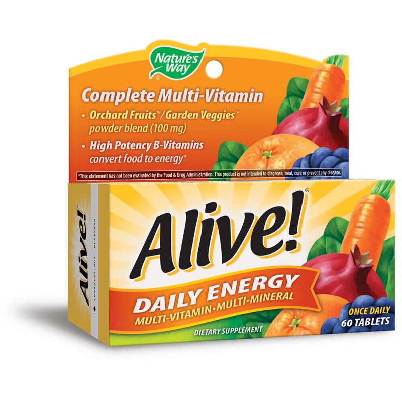 Nature's Way Nature's Way Alive! Daily Energy Multivitamin 60 Tablets Vitamins & Supplements