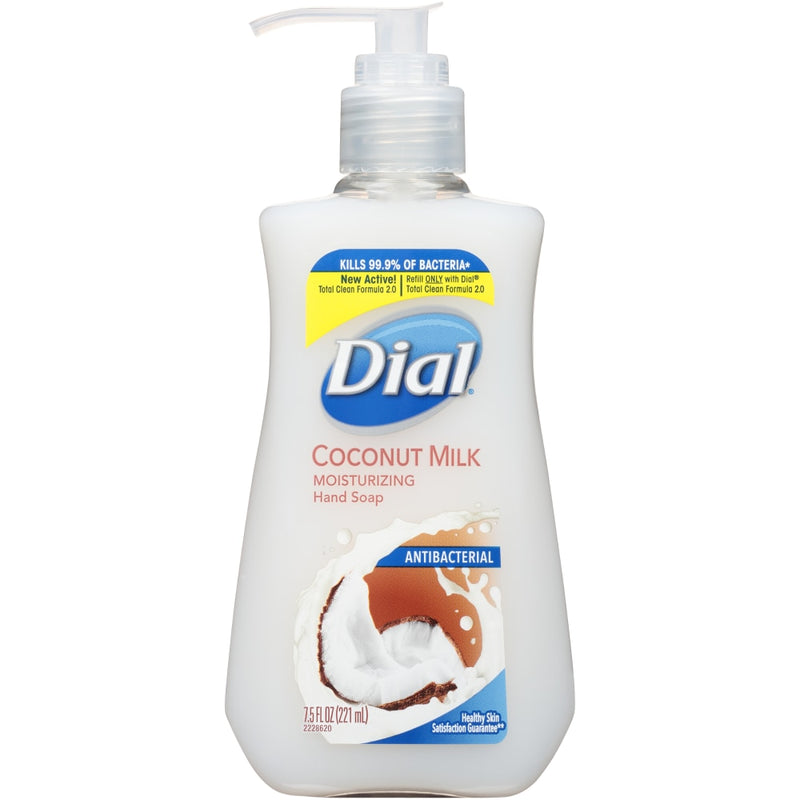 Dial Dial Coconut Milk Moisturizing Hand Soap Personal Care White Smoke