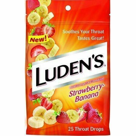 Luden's Luden's Throat Drops, Strawberry Banana Health & Beauty White Smoke
