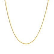 Bids.com 10k Yellow Gold Wheat Chain 1.0mm Necklaces