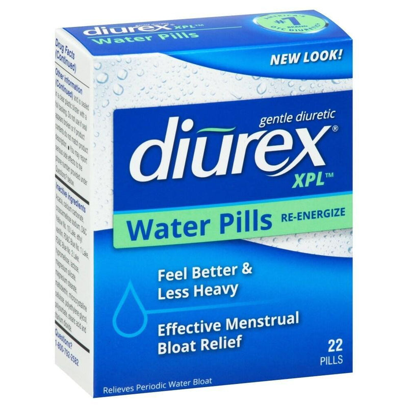 Diurex Diurex XPL Re- Energize Water Pills Health & Beauty White Smoke