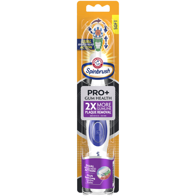 Spinbrush Spinbrush Arm & Hammer Truly Radiant Clean & Fresh Powered Soft Toothbrush Health & Beauty White Smoke