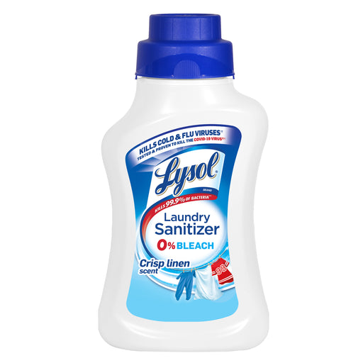 Lysol Lysol Laundry Sanitizer Additive, Kills 99.9% of Bacteria, Crisp Linen – 41 fl oz Laundry Supplies White Smoke