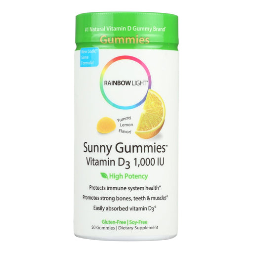Rainbow Light Rainbow Light Sunny Gummies Vitamin D3 1,000 IU Yummy Lemon Flavor Vitamins & Supplements