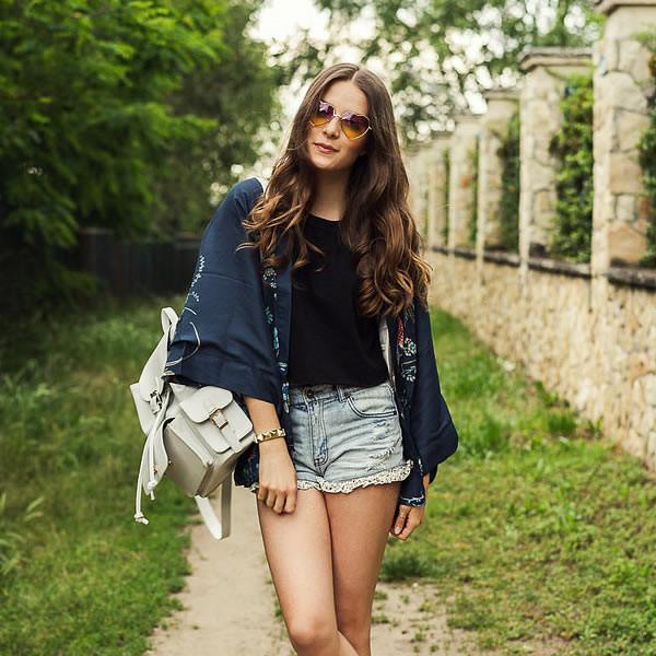 zeroUV Cute Metal Heart Shape Rainbow Color Lens Sunglasses 9205 Sunglasses