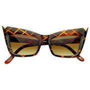 zeroUV New York Celebrity Fashion Pointed Cat Eye Sunglasses 8181 Sunglasses