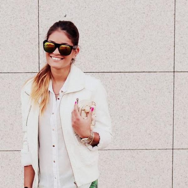 zeroUV Retro Super Flat Top Flash Mirrored Lens Sunglasses 8090 Sunglasses