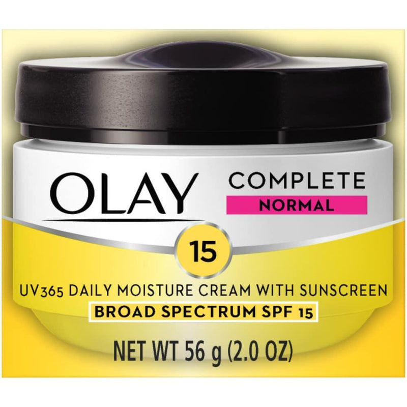 Olay Olay Complete All Day UV Moisture Cream SPF 15 Normal Skin - 2 Oz Health & Beauty Black