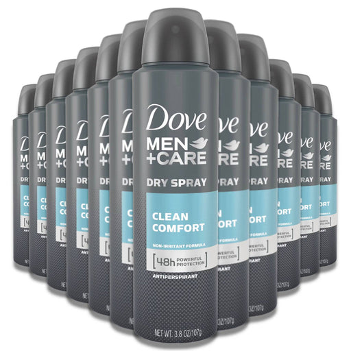 Dove Dove Men + Care Dry Spray Antiperspirant, Clean Comfort 3.8 Oz Deodorant