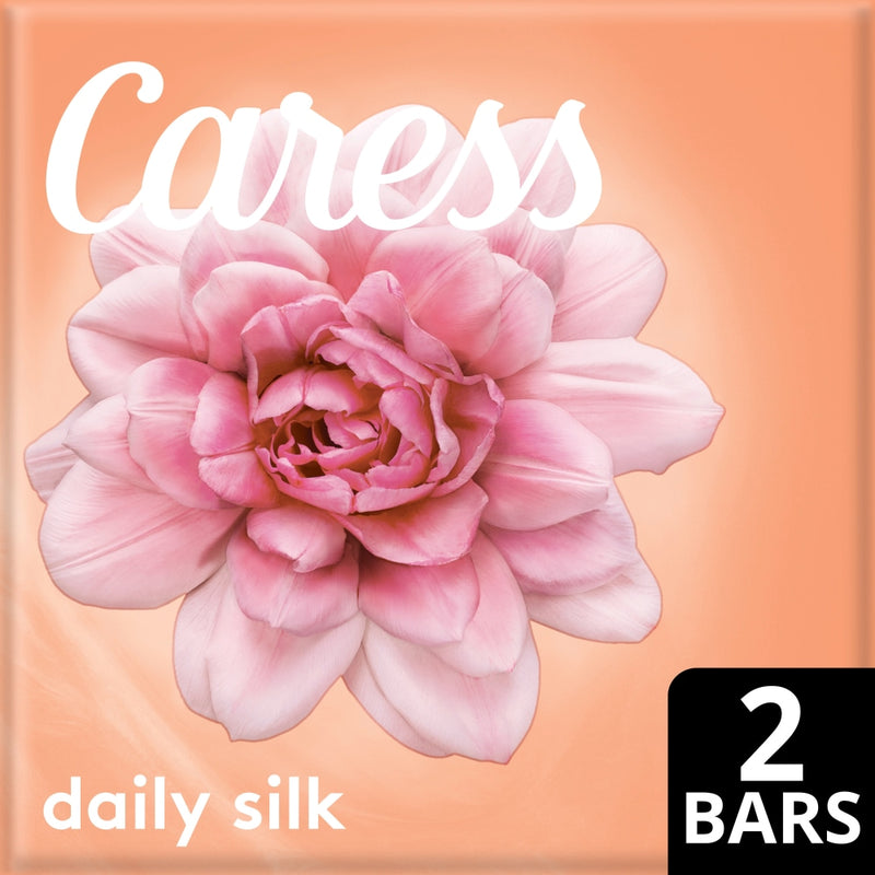 Caress Caress Daily Silk White Peach & Silky Orange Blossom Beauty Bar Soap Bar Soap