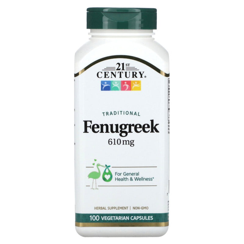 21st Century 21st Century Traditional Fenugreek, 610 Mg, 100 Vegetarian Capsules Vitamins & Supplements