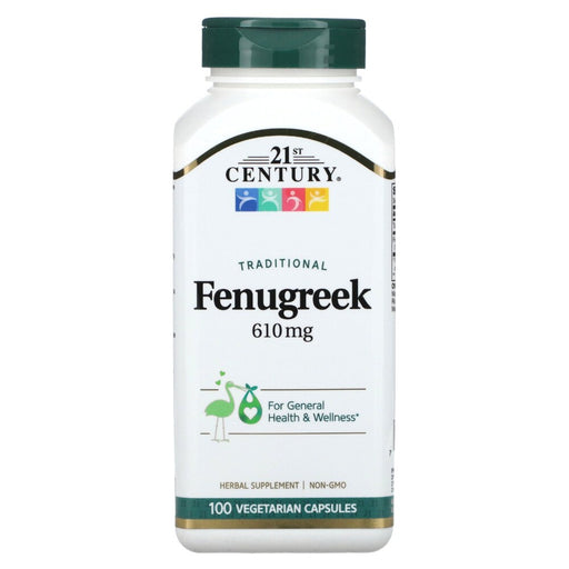 21st Century 21st Century Traditional Fenugreek, 610 Mg, 100 Vegetarian Capsules Vitamins & Supplements