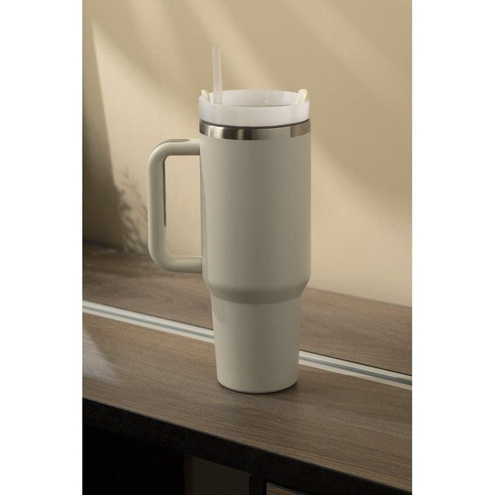 40oz Vacuum-Sealed Insulated Grip Tumbler