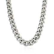 Bids.com Sterling Silver Rhodium Plated Miami Cuban Chain 8.4mm Necklaces