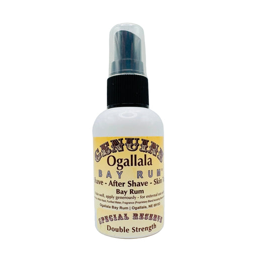 Ogallala Ogallala Bay Rum Double Strength Pre Shave - After Shave - Skin Toner 2 Oz Pre Shave - After Shave - Skin Toner