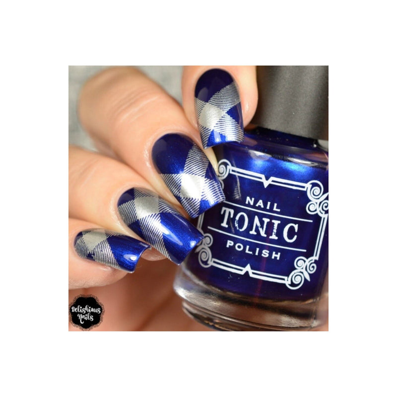 UberChic Beauty Pretty In Plaid-01 Stamping Plate