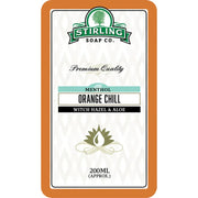 Stirling Soap Co Stirling Soap Co. Orange Chill Witch Hazel & Aloe 200 ml Shaving Soap