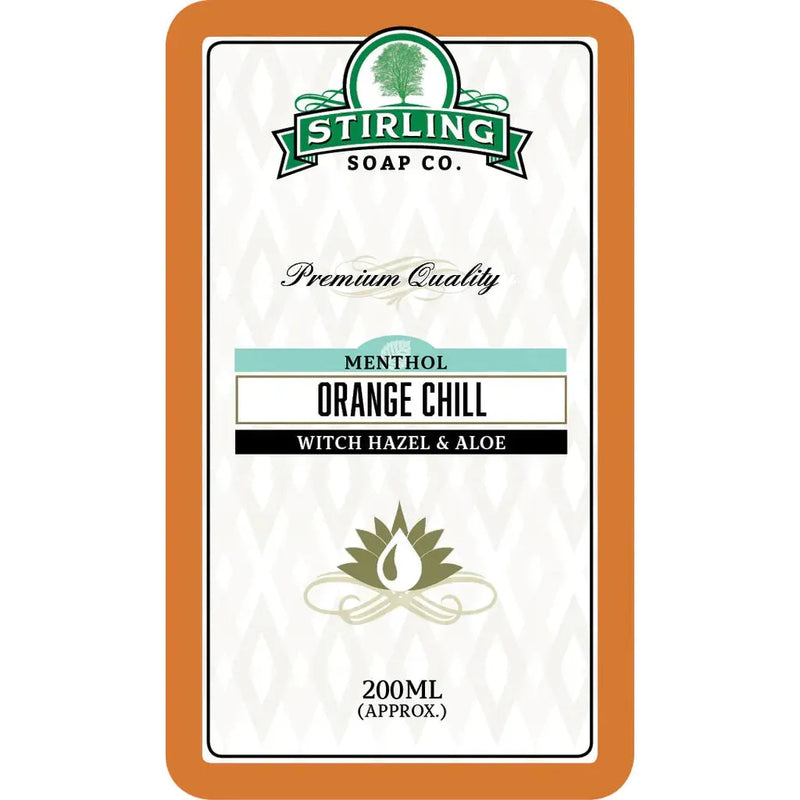 Stirling Soap Co Stirling Soap Co. Orange Chill Witch Hazel & Aloe 200 ml Shaving Soap