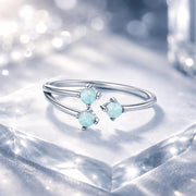 Bids.com 925 Sterling Silver Translucent Opal Ring for Women Rings