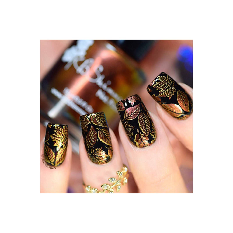 UberChic Beauty Lovely Leaves-02 Stamping Plate