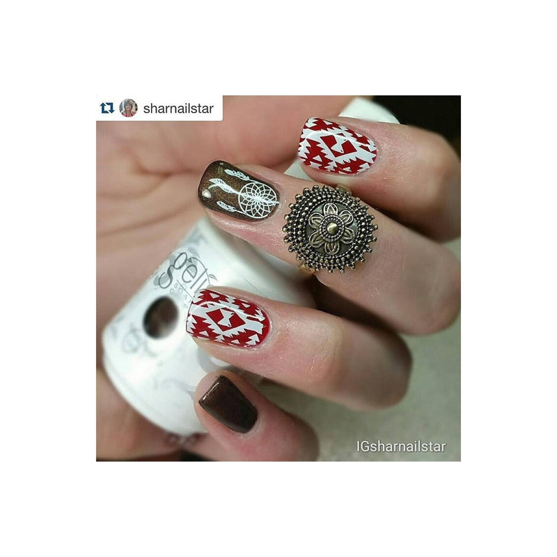 UberChic Beauty Wild West-01 Stamping Plate