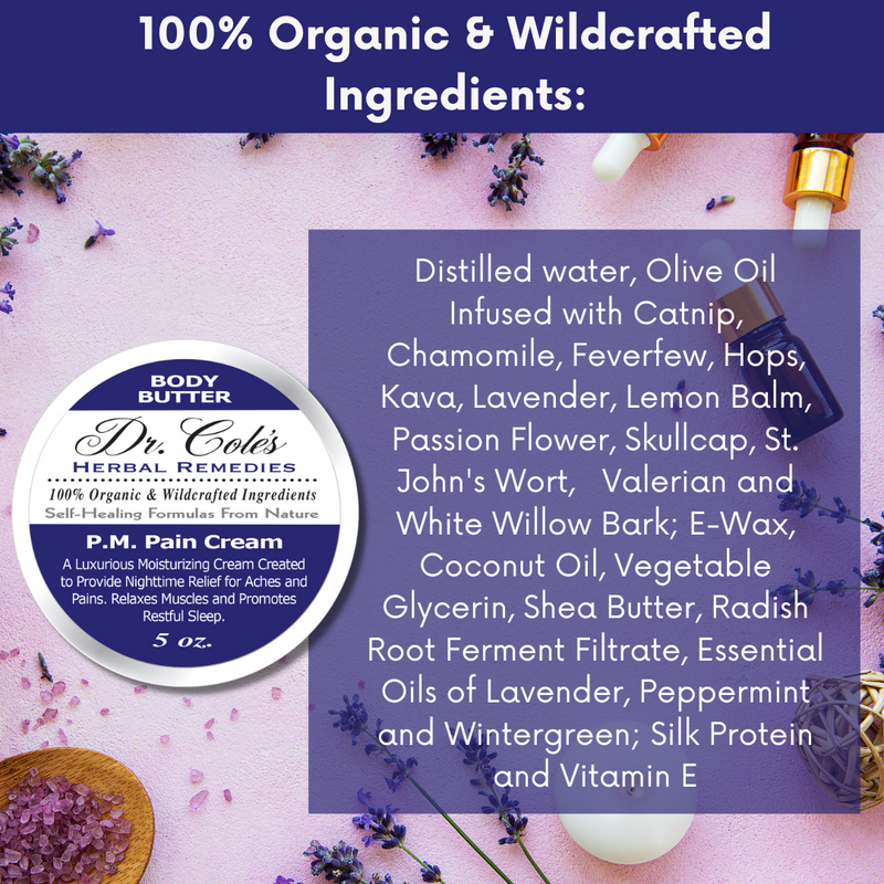 COLEHERBALS 25 - Dr. Cole's P.M. Pain Cream Herbal