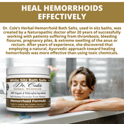COLEHERBALS LLC 03 - Dr. Cole's Hemorrhoid Salts White Herbal White Smoke