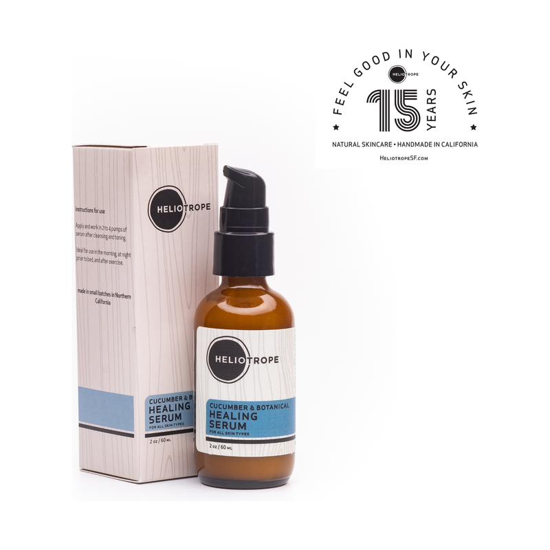 Heliotrope San Francisco Cucumber & Botanical Healing Serum Face Serum