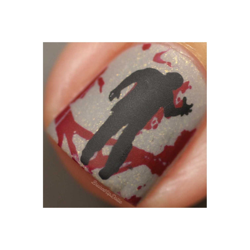 UberChic Beauty Zombie Love-02 Stamping Plate