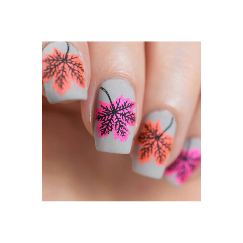 UberChic Beauty Lovely Leaves-04 Stamping Plate
