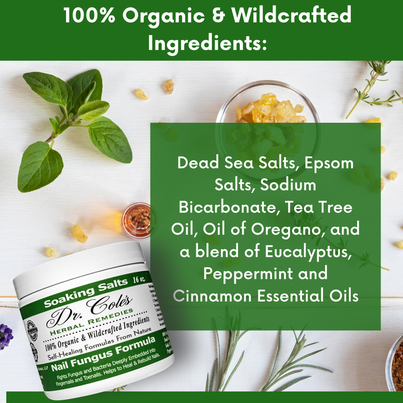 COLEHERBALS 09 - Dr. Cole's Organic Athlete’s Foot Treatment Herbal