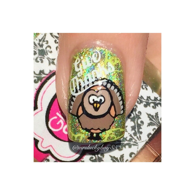 UberChic Beauty Give Thanks Stamping Plate