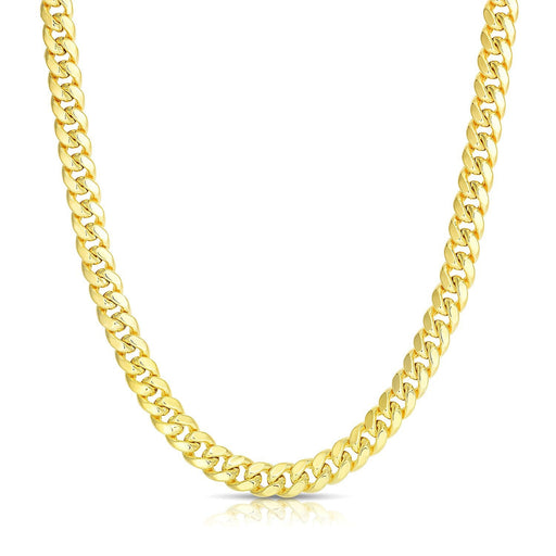 Bids.com 6.1mm 14k Yellow Gold Semi Solid Miami Cuban Chain Necklaces White Smoke 22 / Yellow Gold,24 / Yellow Gold,26 / Yellow Gold,20 / Yellow Gold,28 / Yellow Gold