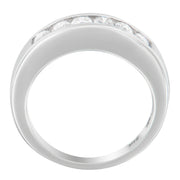 Bids.com 14K White Gold 3/4ct. TDW Diamond Channel Band Ring (H-I, I1-I2) Rings