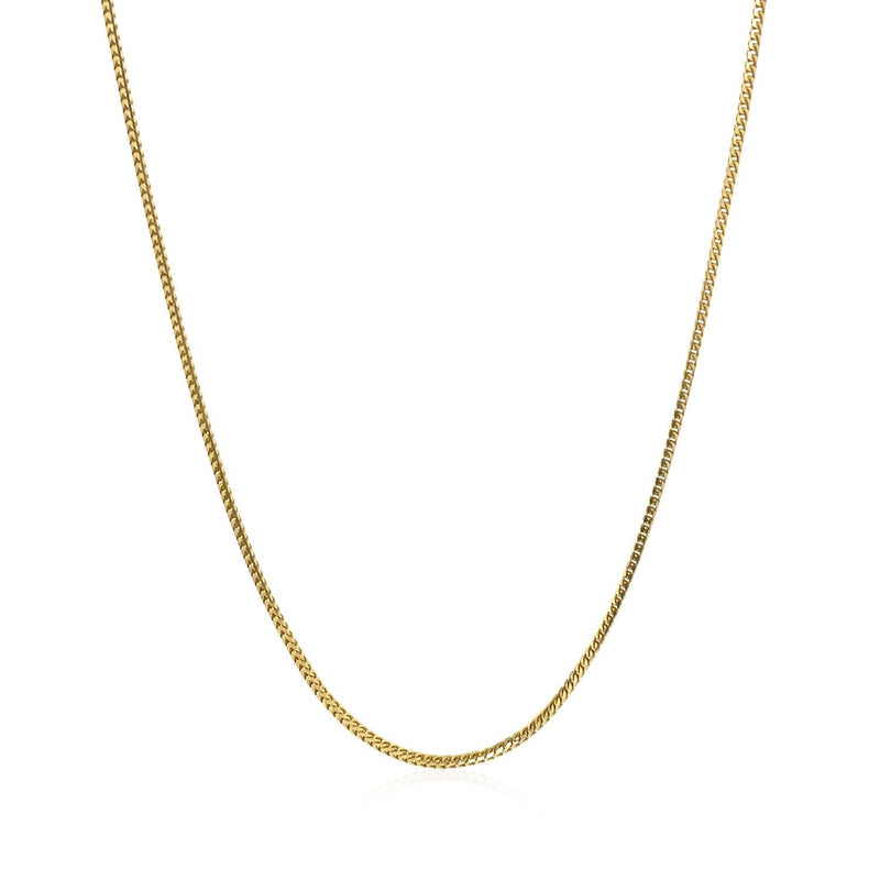 Bids.com 14k Yellow Gold Franco Chain 0.9mm Necklaces